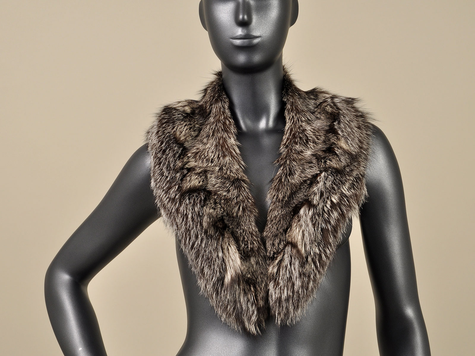 blue silver fox legs collar