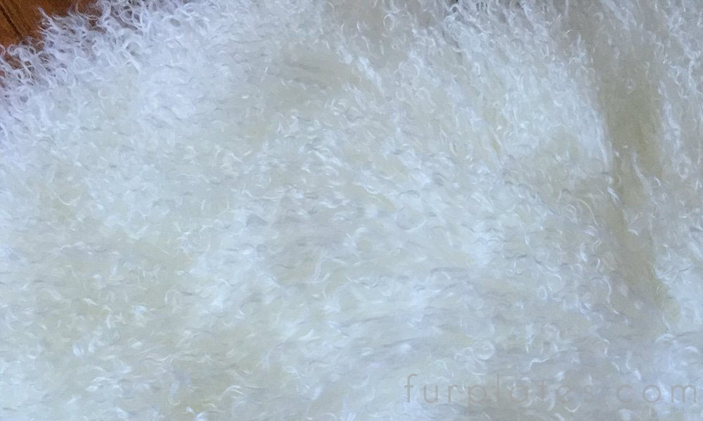 bleached mongolian sheep wool tibetan lamb plates