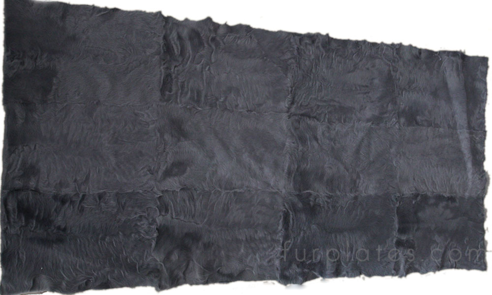 dark gray broadtail fur plate
