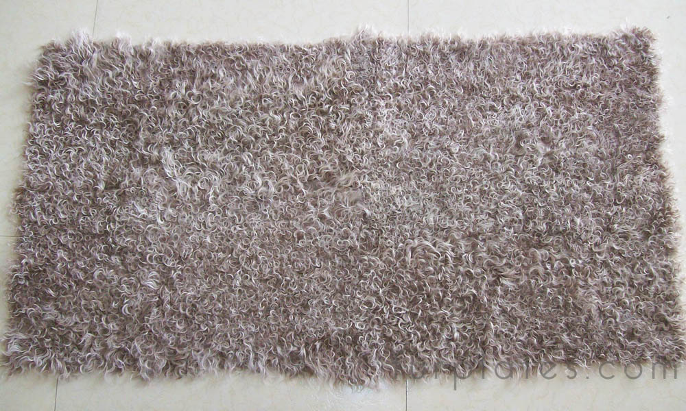 top white two-tone long hair kalgan lamb plate