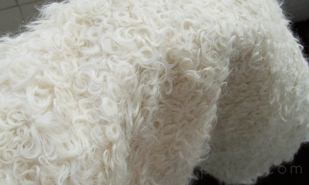 white curly lamb kalgan lamb plate