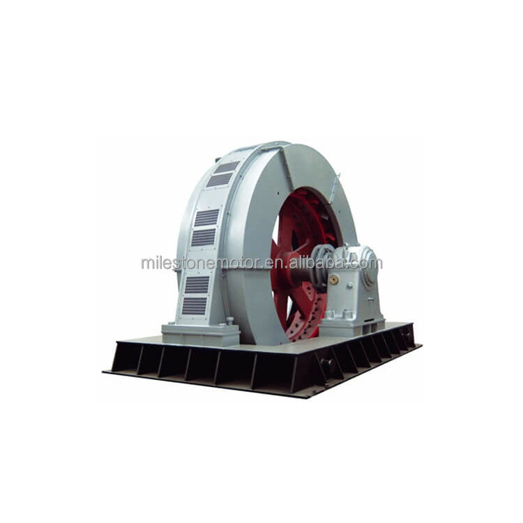 8000kW Driefasige AC synchrone motor met permanente magneet 40 Pool elektromotor 3 Fase-inductiemotor