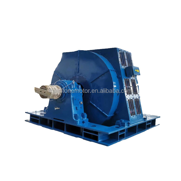 Motor síncrono permanente de Mangales del motor eléctrico de gran tamaño de alto voltaje 1.2mw Motor síncrono 3 Motor de inducción de fase