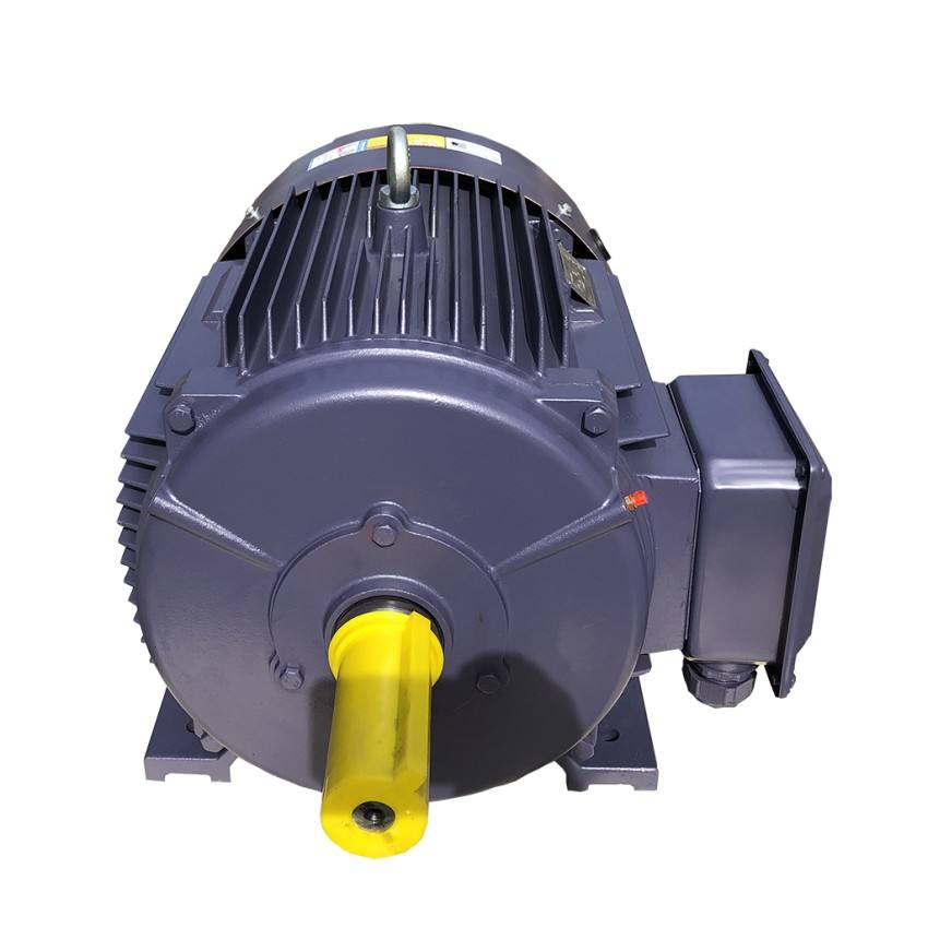 Cage écureuil en fonte triphasée boîtier en cuivre en cuivre induction AC induction moteur électrique industriel